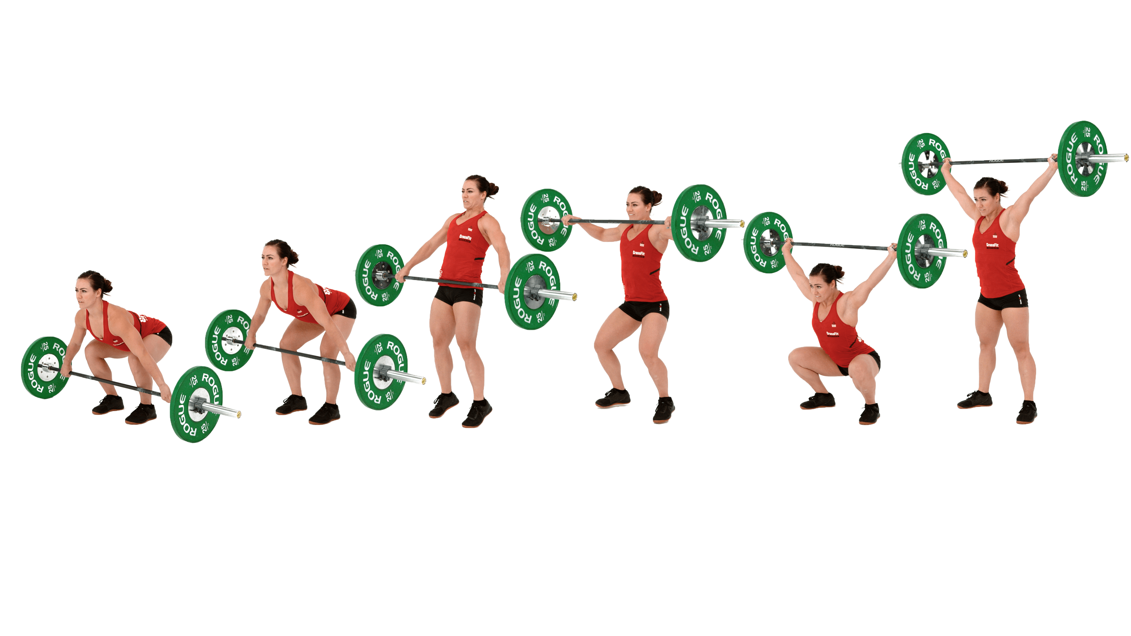 Alternating dumbbell snatches movement
