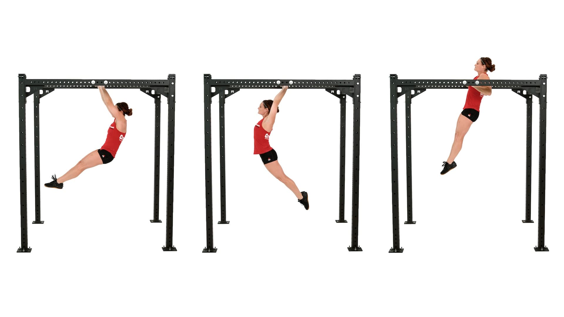 Chest-to-bar pull-up movement